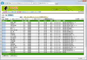 Webブラウザで全ての操作が可能です Web操作画面